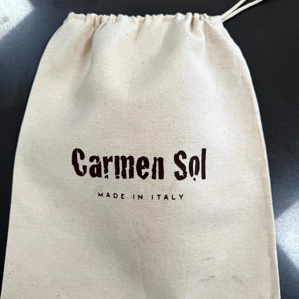 Carmen Sol Made in Italy Dust Bag Travel Storage - Size: 11”x 14” Drawstring